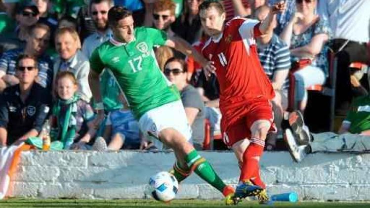 EK 2016 - Ierland loopt een blauwtje tegen Wit-Rusland in oefeninterland