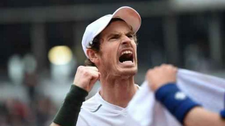 Andy Murray zit bij laatste vier van Roland-Garros