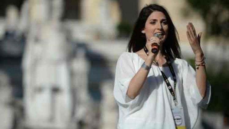 Lokale verkiezingen Italië - Virginia Raggi van Movimento Cinque Stelle op kop in Rome