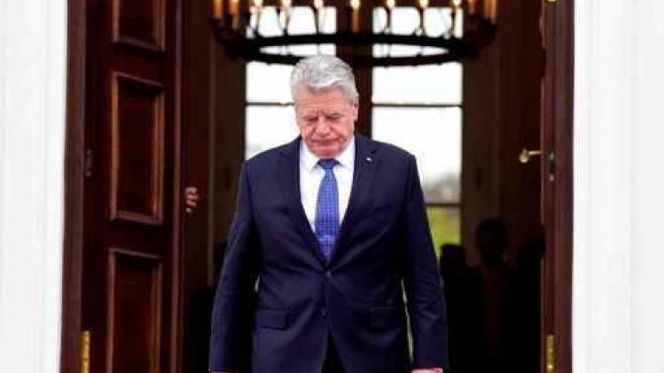 Gauck wil geen tweede ambtstermijn als Duits president