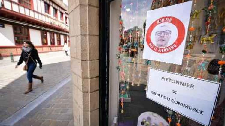 Brusselse handelaars protesteren op gemeenteraad tegen voetgangerszone