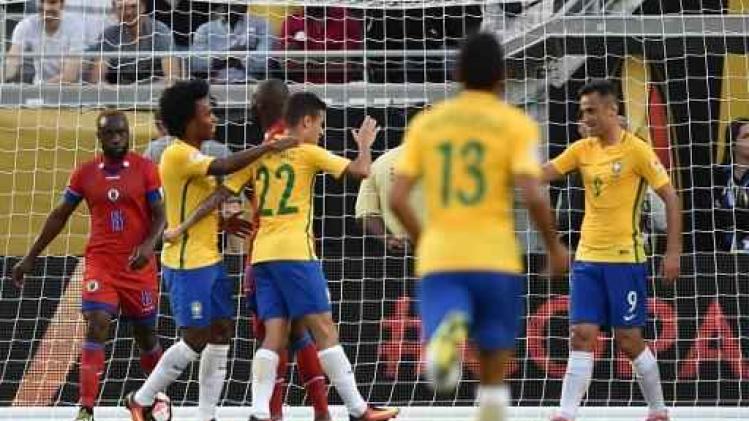 Brazilië veegt de vloer aan met Haïti in Copa America