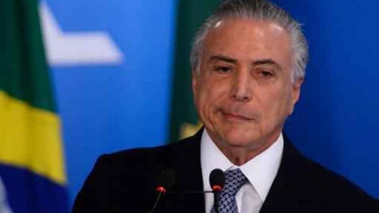Temer beschrijft eerste maand als Braziliaans leider als "een oorlog"