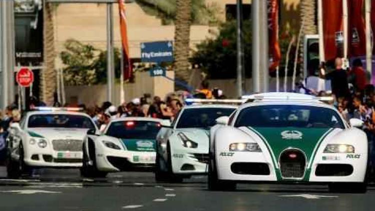 Politie van Dubai plooit niet voor auto's die 300 km/u rijden