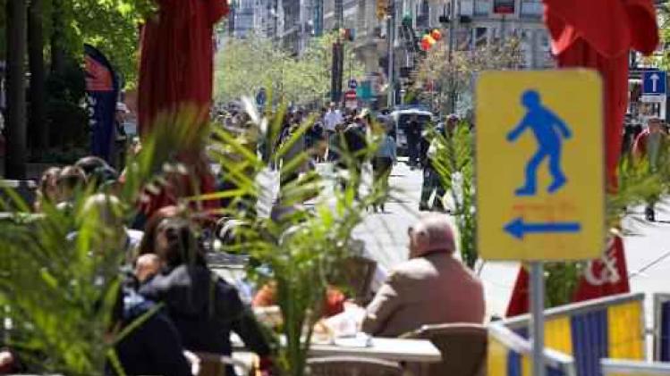 Voetgangerszone in centrum Brussel wordt ingeperkt