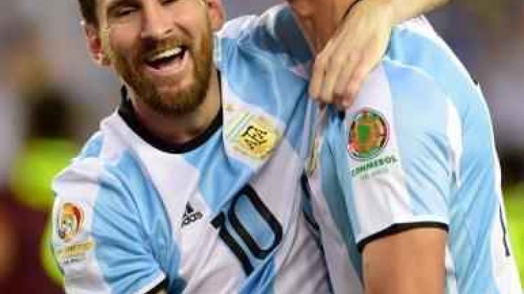 Argentinië en Chili bij laatste vier in Copa América