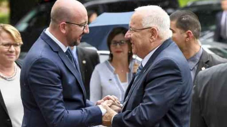 Premier Michel ontmoet Israëlische president