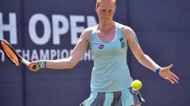 Alison Van Uytvanck uitgeschakeld in Eastbourne