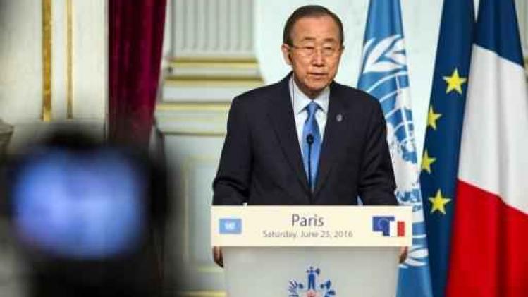 Brexit - Ban Ki-moon hoopt dat Verenigd Koninkrijk en EU essentiële partners van VN blijven