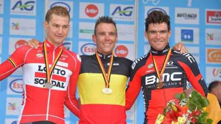 BK wielrennen - Philippe Gilbert gaat met Belgische driekleur solliciteren bij nieuw team