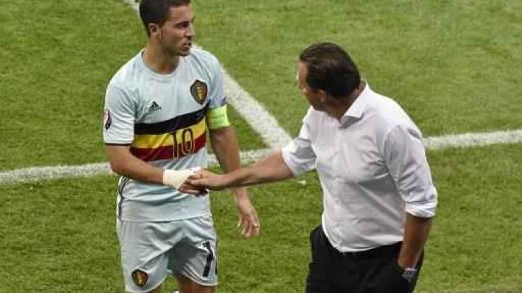 EK 2016 - Marc Wilmots: "Eden Hazard heeft zijn voeten laten spreken"