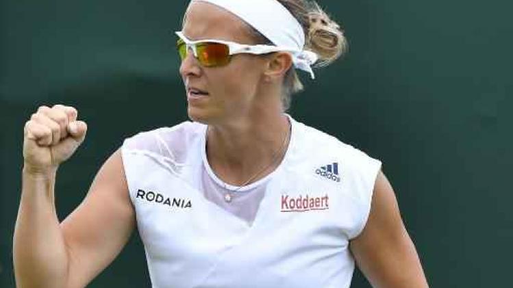Kirsten Flipkens staat in tweede ronde van Wimbledon
