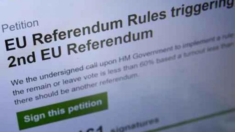 Geldigheid petitie voor tweede Brexit-referendum twijfelachtig