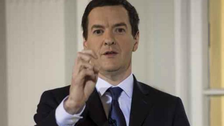 Minister van Financiën Osborne: belastingverhogingen en besparingen