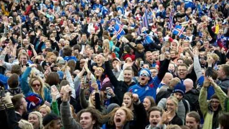 In Ijsland keek zo goed als elke inwoner naar het voetbal