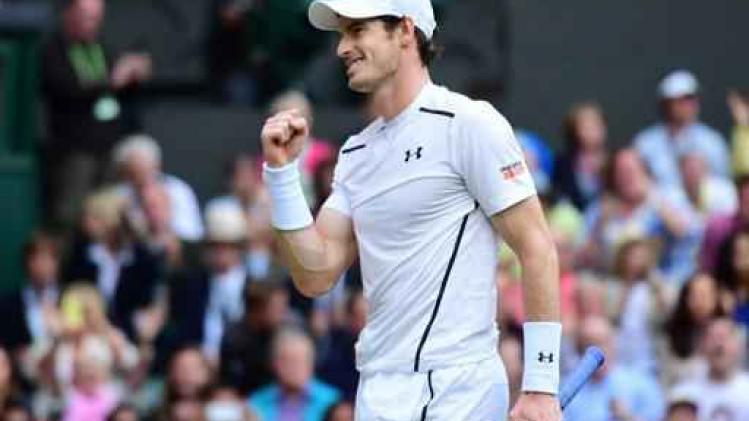 Andy Murray in drie sets naar kwartfinales in Wimbledon