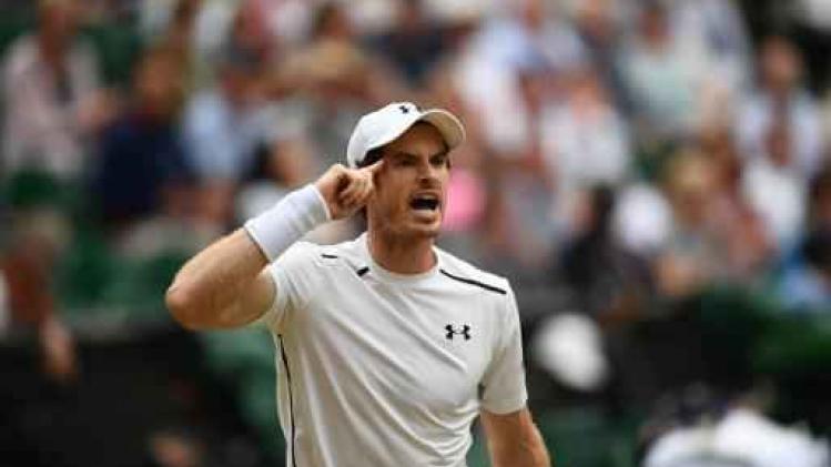 Murray knokt zich voorbij Tsonga naar halve finales van Wimbledon