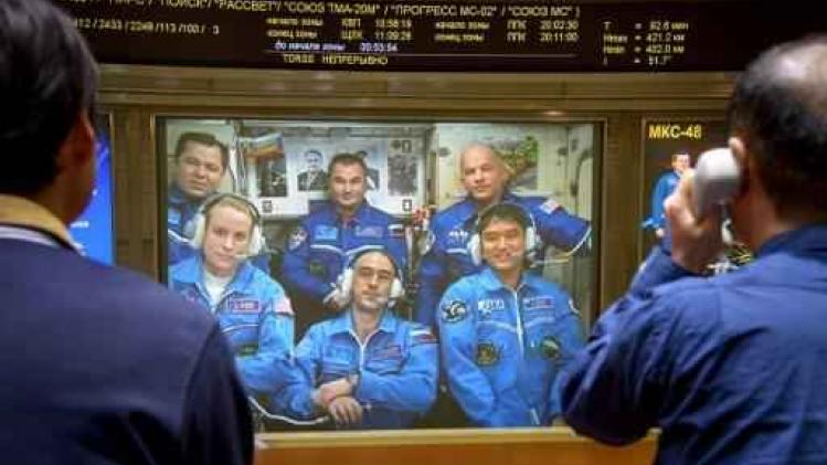 Ruimtestation ISS ontvangt drie nieuwe astronauten