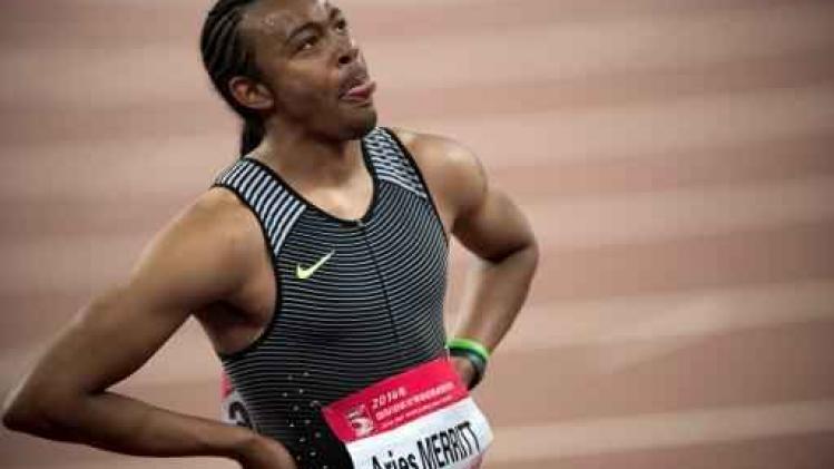 Olympisch hordekampioen Merritt komt één honderdste tekort voor Rio