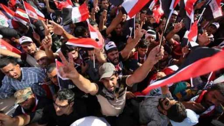 Duizenden demonstranten protesteren tegen Iraakse regering in Bagdad