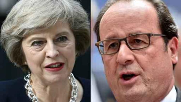 May wil "open en oprechte" gesprekken met Merkel en Hollande over brexit