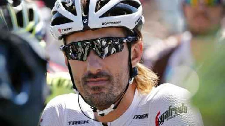Fabian Cancellara geeft op in laatste Tour