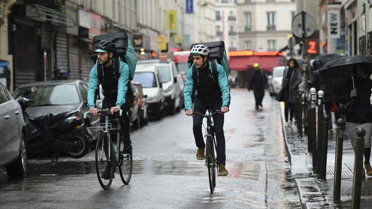FRANCE-BRITAIN-ECONOMY-FOOD-DELIVERY-SERVICE