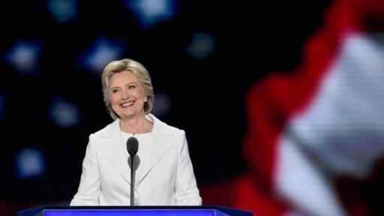 Race Witte Huis - Clinton accepteert nominatie als Democratische presidentskandidaat