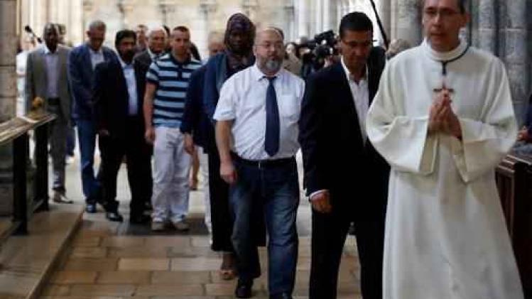 Franse moslims betuigen solidariteit op katholieke misvieringen
