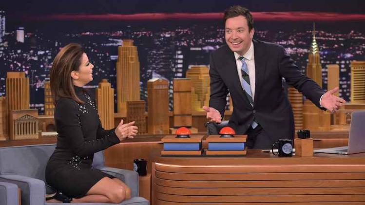 Eva Longoria Farmer  Visits "The Tonight Show Starring Jimmy Fallon"