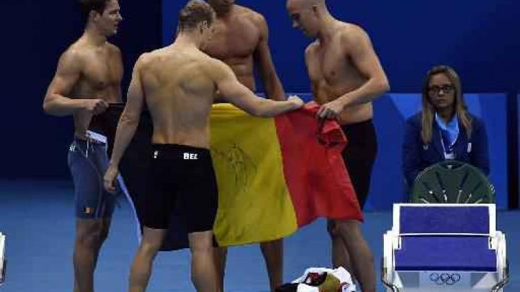 OS 2016 - Belgische aflossingsploeg wordt met BR 6e in finale 4x100m vrij