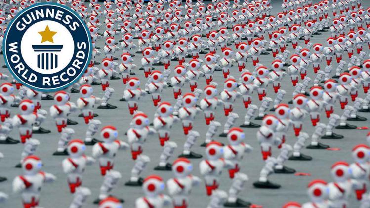 Duizend dansende robots vestigen nieuw wereldrecord