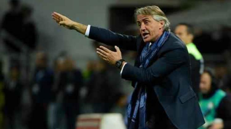 Inter en coach Mancini uit elkaar