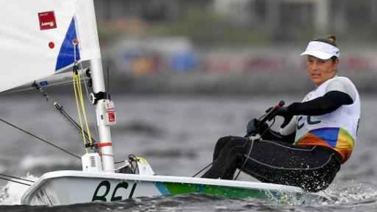 Evi Van Acker leidt na drie regatta's op Olympische Spelen