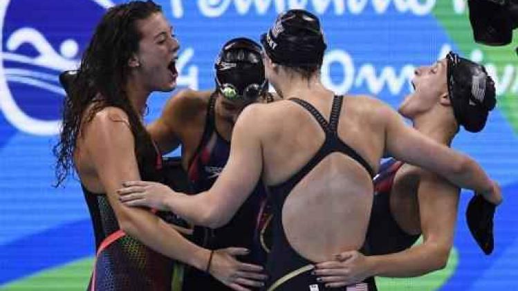 OS 2016 - Katie Ledecky grijpt met Amerikaans estafetteteam derde goud