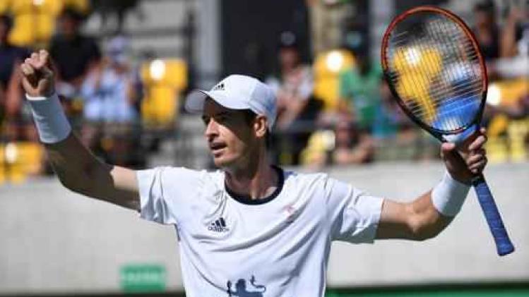 OS 2016 - Titelverdediger Andy Murray op een drafje naar finale