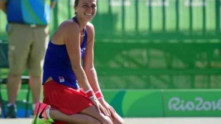 OS 2016 - Tsjechische tennisster Petra Kvitova verovert bronzen medaille