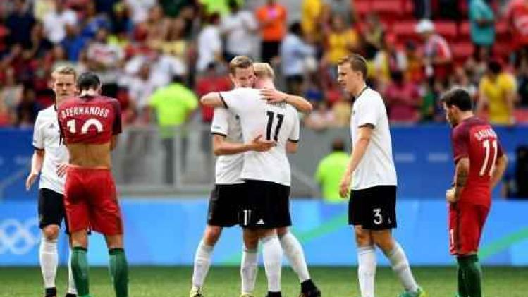 OS 2016 - Duitse voetballers met 4-0 zege tegen Portugal naar halve finales