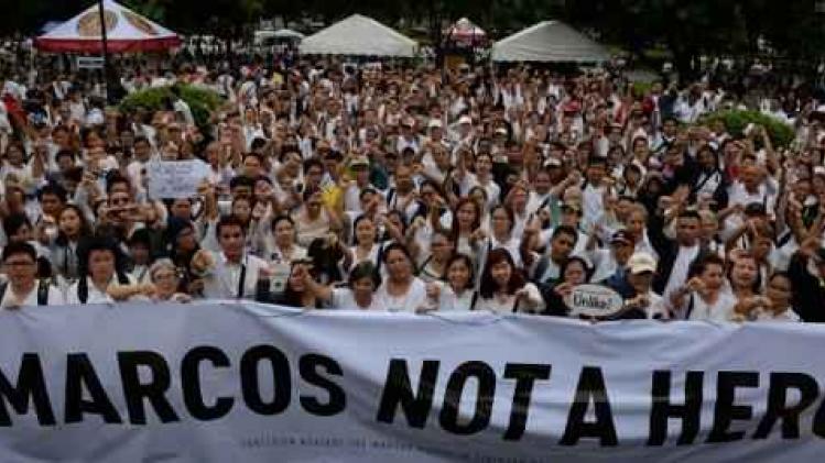Betoging op de Filipijnen tegen begraving Marcos op Heldenkerkhof