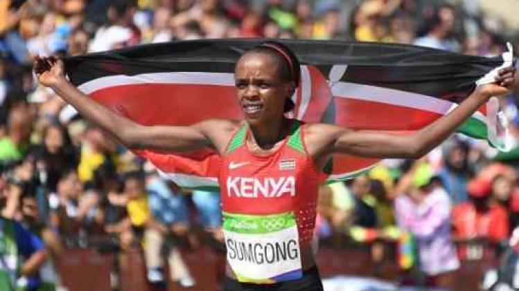 OS 2016 - Sumgong haalt eerste olympisch marathongoud bij de vrouwen voor Kenia