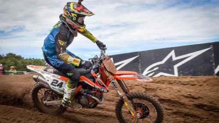 BK motorcross - Brit Shaun Simpson houdt Kevin Strijbos van zege in Balen