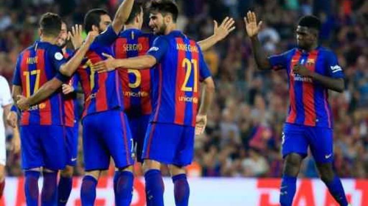 Barcelona wint overtuigend twaalfde Supercup