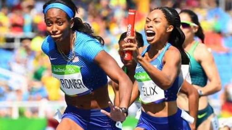 Amerikaanse vrouwen 4x100 meter krijgen re-run na incident bij wissel
