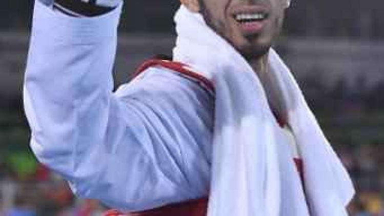 Taekwondoka Jaouad Achab naar halve finales