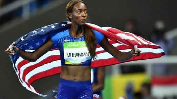 OS 2016 - Amerikaanse Dalilah Muhammad snelt naar historisch goud in 400m horden