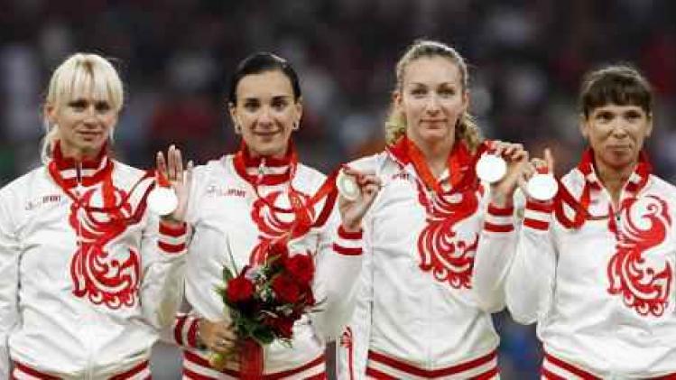 OS 2008 - Rusland verliest zilver op 4x400 meter bij de vrouwen na positieve dopingtest