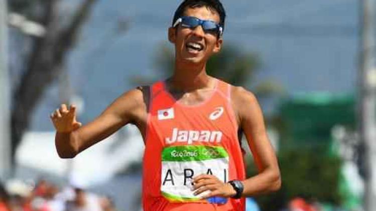 OS 2016 - Japanner Arai krijgt dan toch brons bij snelwandelen