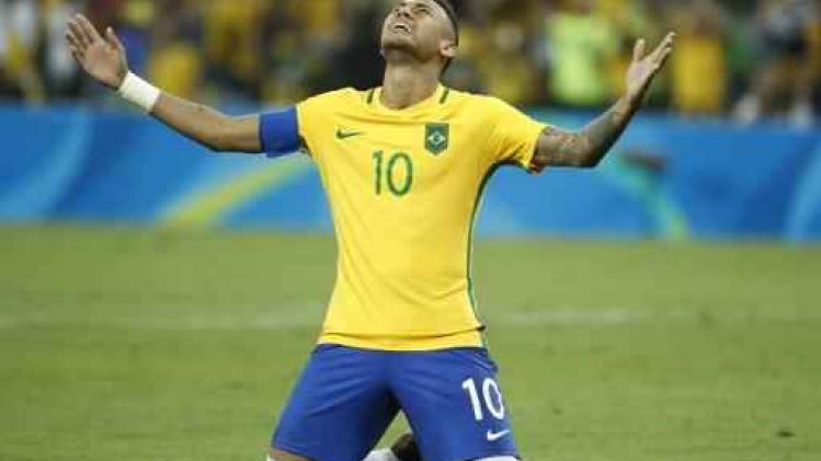 OS 2016 - Neymar bezorgt Brazilië eerste olympisch goud in strafschoppenreeks