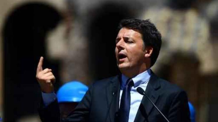 Italiaanse premier Renzi: "We laten niemand vallen"