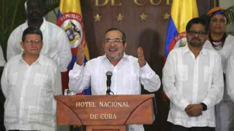 Vredesakkoord Colombia - Ook Farc-rebellen kondigen definitief staakt-het-vuren aan